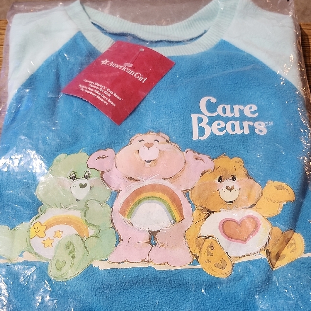 American Girl Doll Courtney Moore's Care Bears Pajamas for Girls, size 7/8 NEW! - Picture 2 of 7